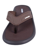 Stride Mens Flip Flops (Brown)