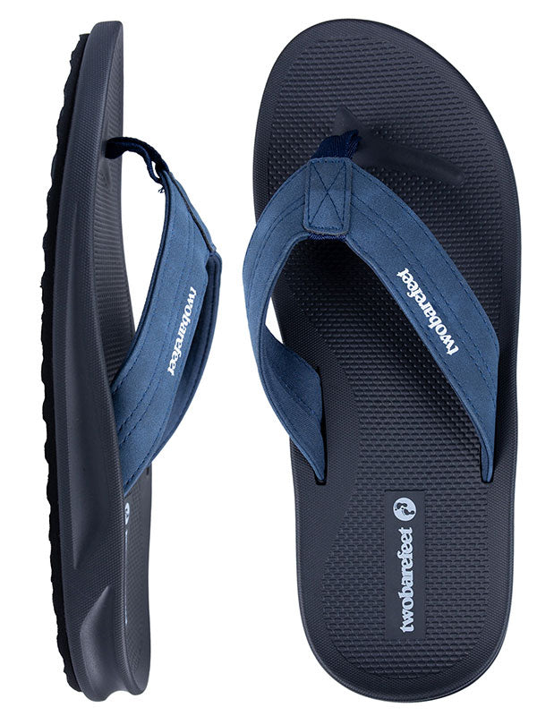 Trail Mens Flip Flops (Black/Navy)