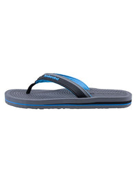 Trekker Mens Flip Flops (Grey/Blue)