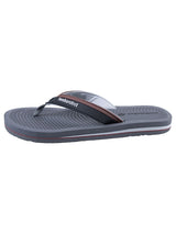 Trekker Mens Flip Flops (Grey/Brown)