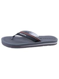 Trekker Mens Flip Flops (Grey/Brown)
