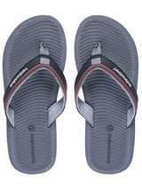 Trekker Mens Flip Flops (Grey/Brown)