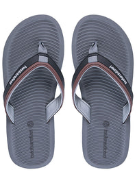 Trekker Mens Flip Flops (Grey/Brown)