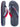 Trekker Mens Flip Flops (Grey/Red)