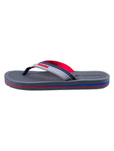 Trekker Mens Flip Flops (Grey/Red)
