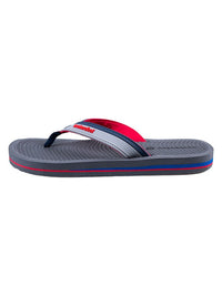 Trekker Mens Flip Flops (Grey/Red)