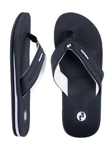 Voyage Mens Flip Flops (Black/White)