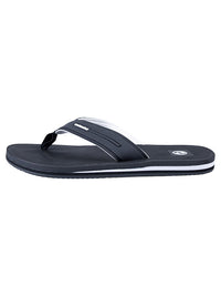 Voyage Mens Flip Flops (Black/White)