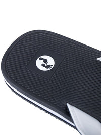 Voyage Mens Flip Flops (Black/White)
