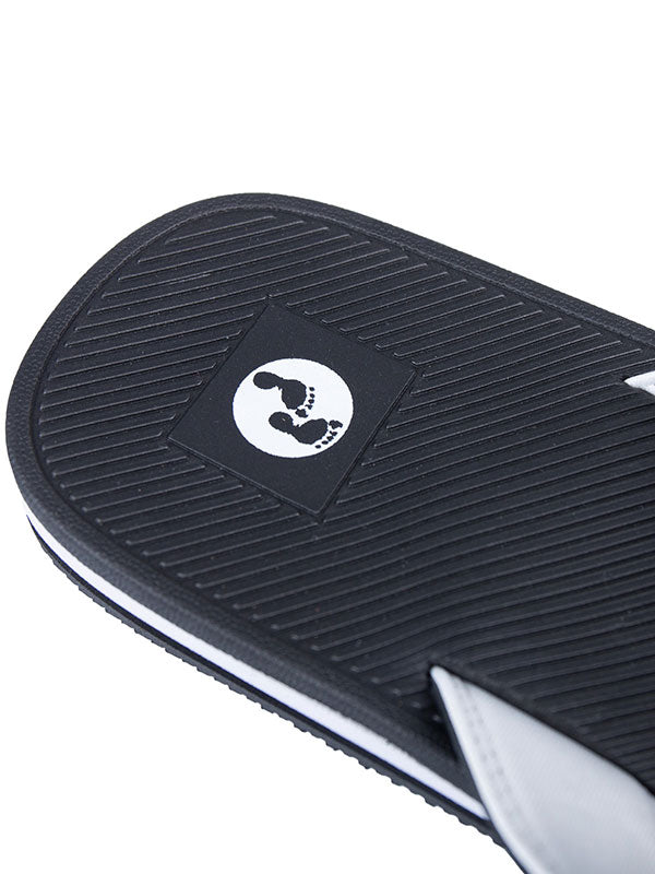 Voyage Mens Flip Flops (Black/White)