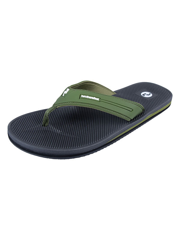 Voyage Mens Flip Flops (Green)