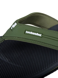 Voyage Mens Flip Flops (Green)