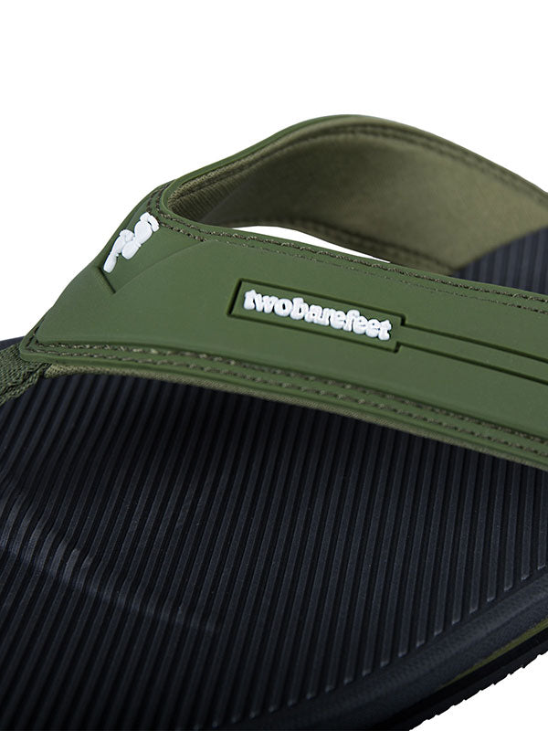 Voyage Mens Flip Flops (Green)