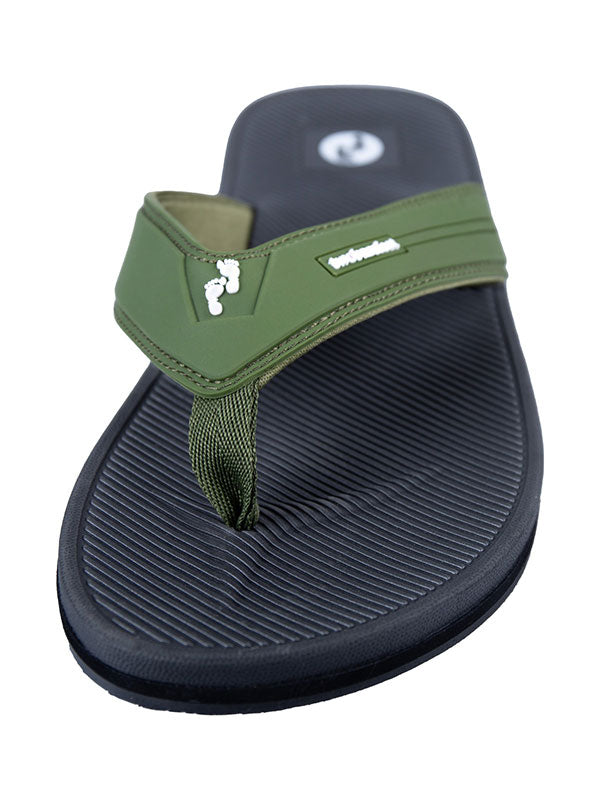 Voyage Mens Flip Flops (Green)