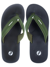 Voyage Mens Flip Flops (Green)