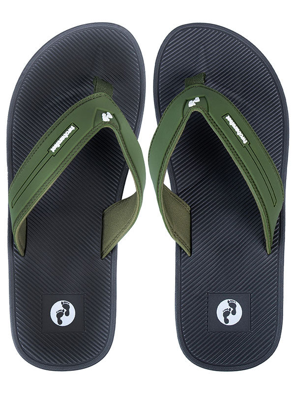 Voyage Mens Flip Flops (Green)