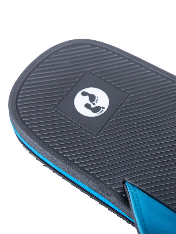 Voyage Mens Flip Flops (Grey/Blue)