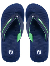 Voyage Mens Flip Flops (Navy/Green)