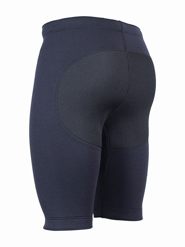 Two Bare Feet Mens Kayak 5/3mm Wetsuit Shorts (Black)