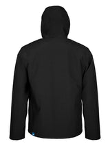 Mens Sherpa Lined Waterproof Jacket (Black/Blue)