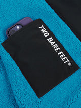 Mens Sherpa Lined Waterproof Jacket (Black/Blue)