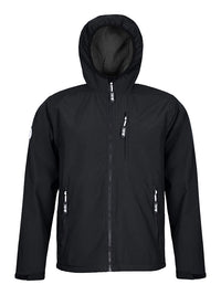 Mens Sherpa Lined Waterproof Jacket (Black/Charcoal)