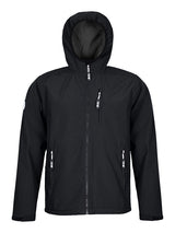 Mens Sherpa Lined Waterproof Jacket (Black/Charcoal)