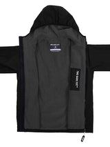 Mens Sherpa Lined Waterproof Jacket (Black/Charcoal)