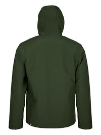 Mens Sherpa Lined Waterproof Jacket (Forest/Charcoal)