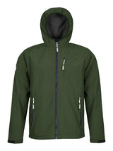 Mens Sherpa Lined Waterproof Jacket (Forest/Charcoal)