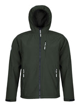 Mens Sherpa Lined Waterproof Jacket (Khaki/Black)