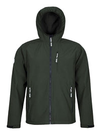 Mens Sherpa Lined Waterproof Jacket (Khaki/Black)