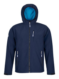 Mens Sherpa Lined Waterproof Jacket (Marine Blue/Blue)