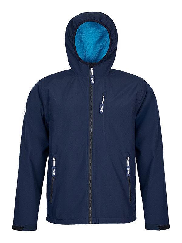 Mens Sherpa Lined Waterproof Jacket (Marine Blue/Blue)