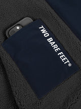 Mens Sherpa Lined Waterproof Jacket (Marine Blue/Charcoal)