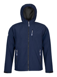 Mens Sherpa Lined Waterproof Jacket (Marine Blue/Charcoal)