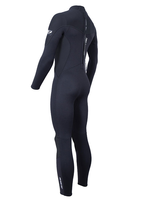 Two Bare Feet SupaFlex 3/2mm Mens Full Length Wetsuit (Black)