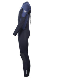 Two Bare Feet SupaFlex 3/2mm Mens Full Length Wetsuit (Navy/Black)
