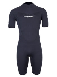 Two Bare Feet SupaFlex 3/2mm Mens Shorty Wetsuit (Black)