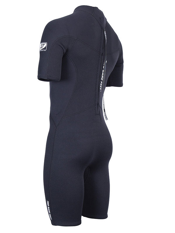 Two Bare Feet SupaFlex 3/2mm Mens Shorty Wetsuit (Black)