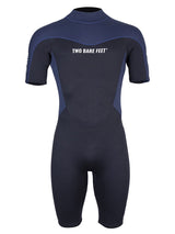 Two Bare Feet SupaFlex 3/2mm Mens Shorty Wetsuit (NavyBlack)