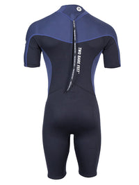 Two Bare Feet SupaFlex 3/2mm Mens Shorty Wetsuit (NavyBlack)