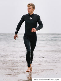Two Bare Feet Thunderclap Pro 3/2mm Mens Wetsuit (Black/Dark Grey)