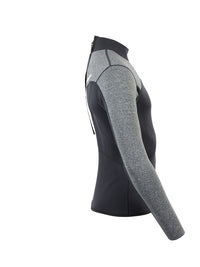 Two Bare Feet Mens Aspect Back Zip 2.5mm Wetsuit Jacket (Black/Grey)