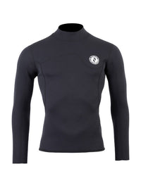 Two Bare Feet Mens Aspect Back Zip 2.5mm Wetsuit Jacket (Black)