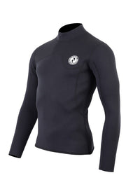 Two Bare Feet Mens Aspect Back Zip 2.5mm Wetsuit Jacket (Black)