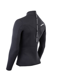Two Bare Feet Mens Aspect Back Zip 2.5mm Wetsuit Jacket (Black)