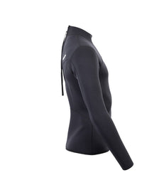 Two Bare Feet Mens Aspect Back Zip 2.5mm Wetsuit Jacket (Black)
