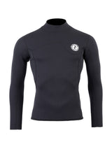 Two Bare Feet Mens Aspect Back Zip 2.5mm Wetsuit Jacket & Pants Set (Black)