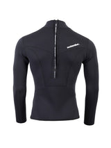 Two Bare Feet Mens Aspect Back Zip 2.5mm Wetsuit Jacket & Shorts Set (Black)